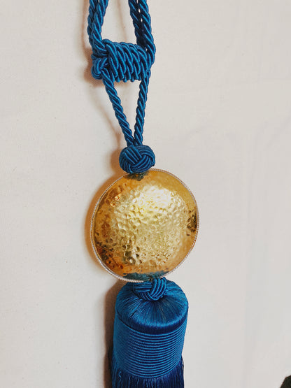 Large Tassel in Majorelle Blue