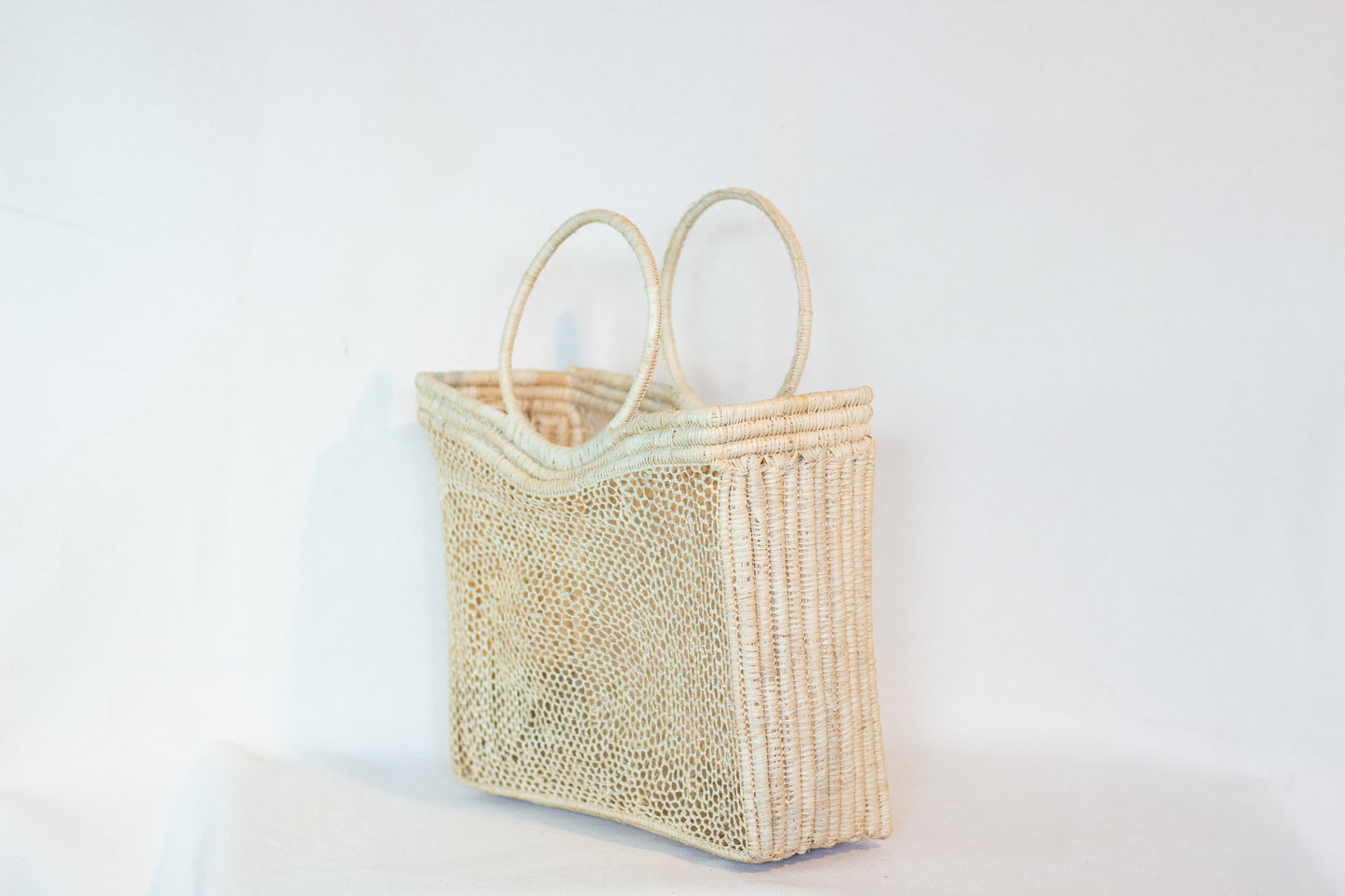 Crochet jute tote