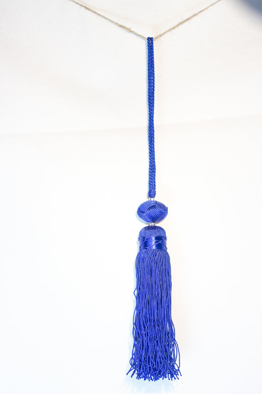 Small Tassel in Majorelle Blue