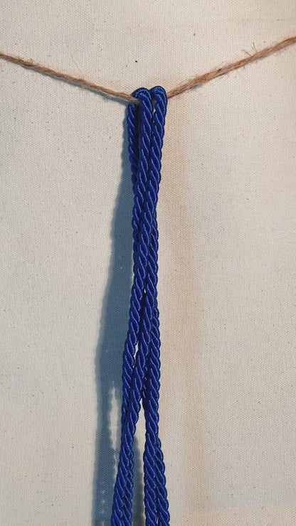 Large Tassel in Majorelle Blue